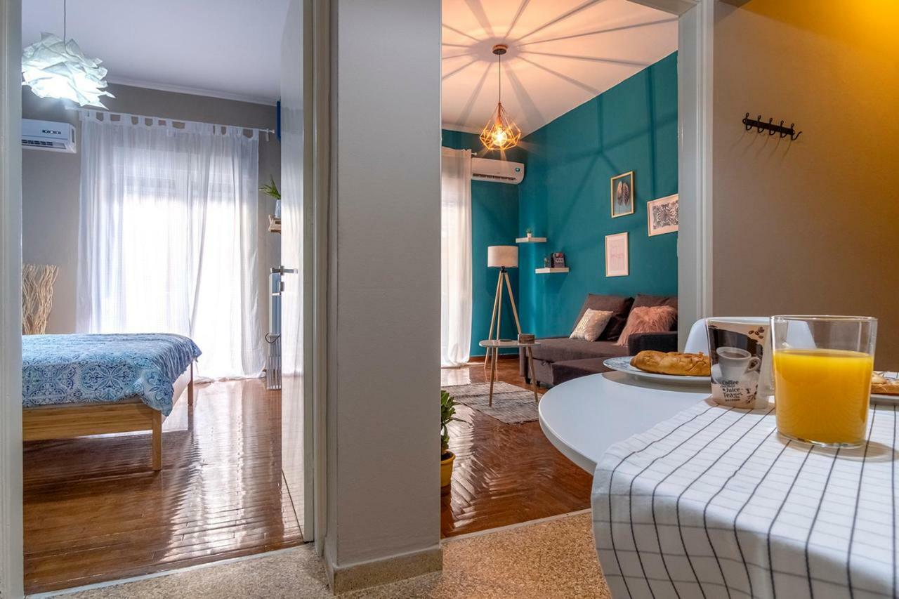 Apartmán Colourful Apt,Airport Line,6 Min Metro,300 Mbps! Atény Exteriér fotografie